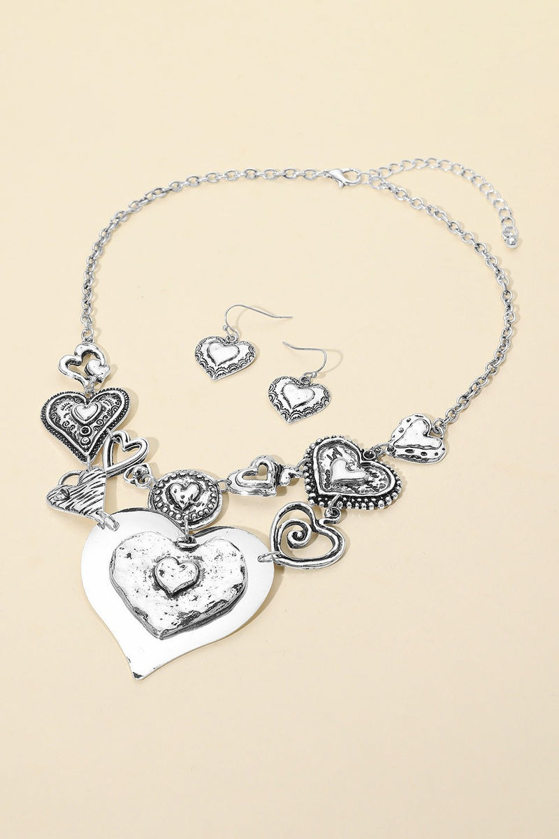 The Bold Statement Necklace SET - SILVER