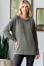I Am On The Go Ribbed - Olive