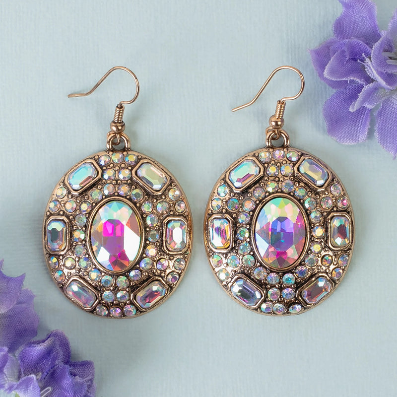 Two Way Stone Earrings AB