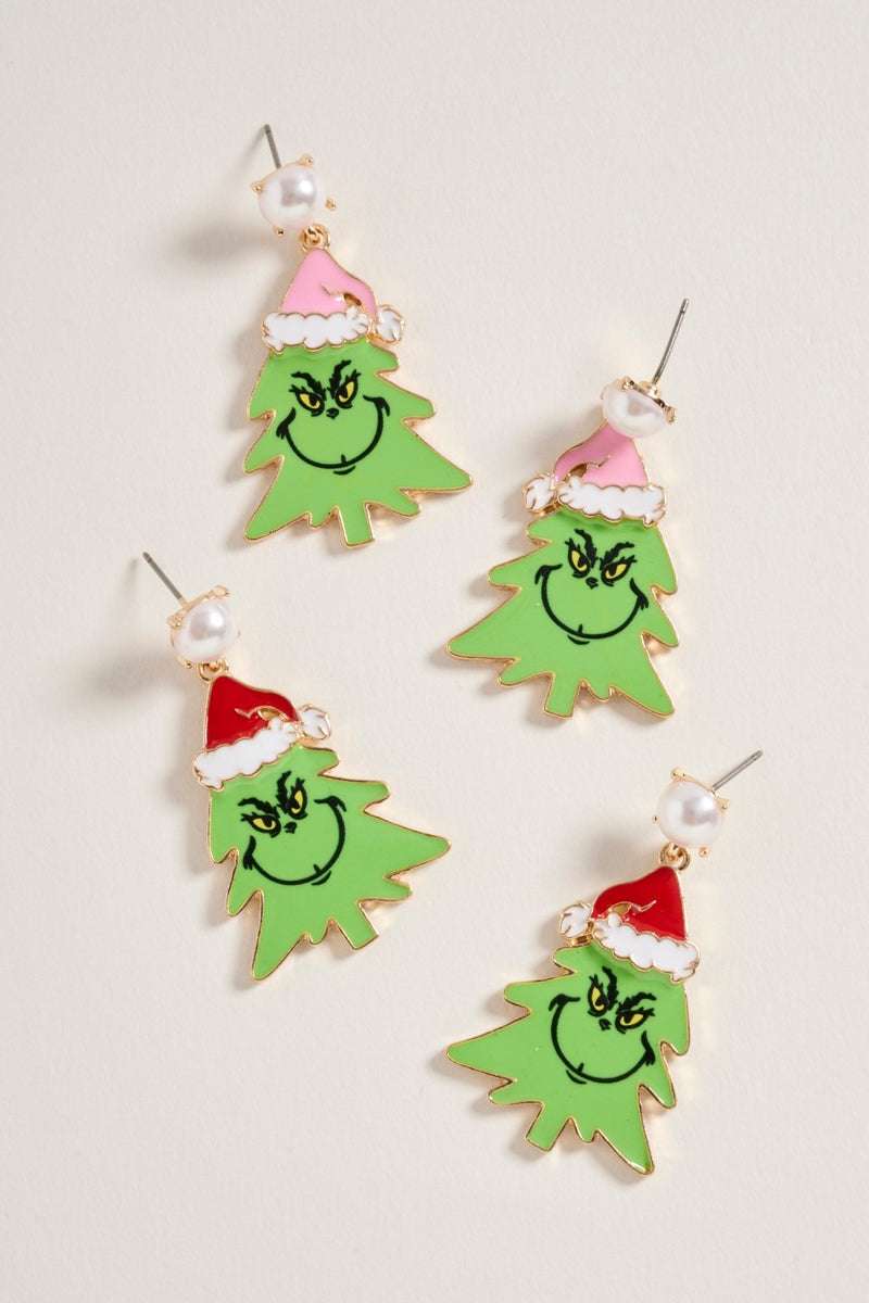 Mischief Grinch Earrings