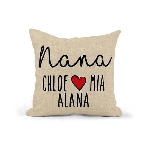 16x16 Grandparent Pillow - Available in Burlap or Linen