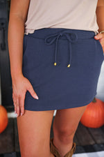 Well Loved Skort - Navy