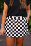 PREORDER-Checkerboard Checkered Skort