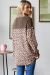 Ribbed Leopard Shacket - Two Tone