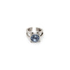 Tiffani Blue Adjustable Ring