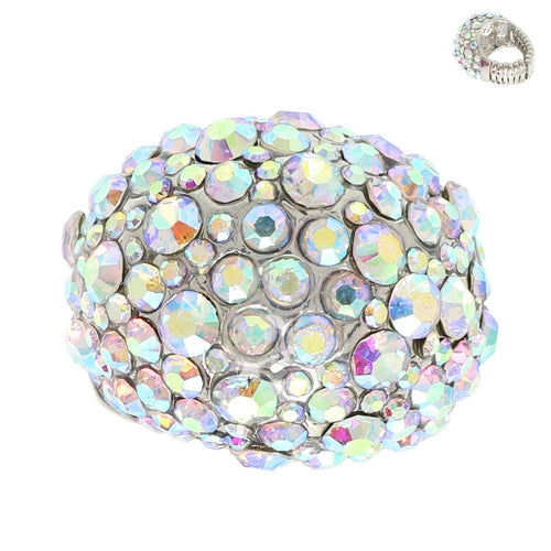 Rhinestone Dome Stretch Ring