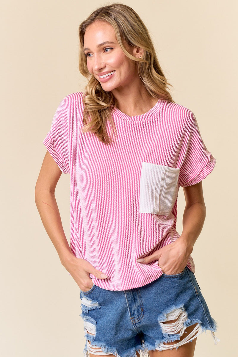 Laid Back Ribbed Top