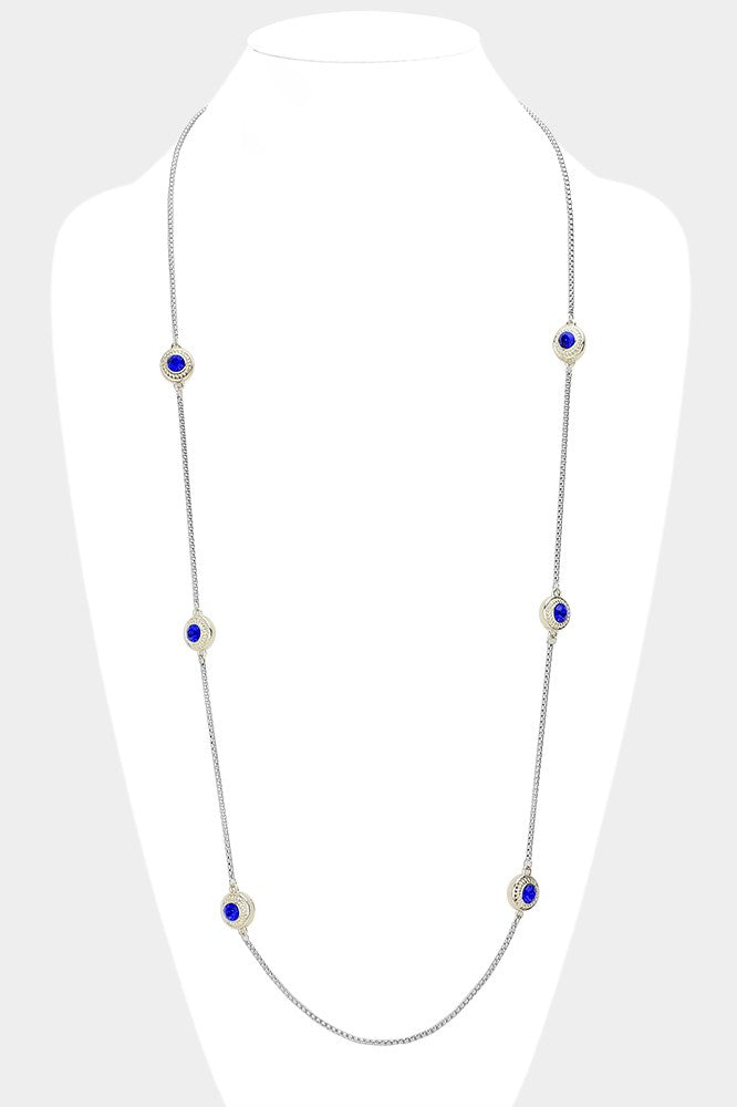 Blue Two Tone Necklace