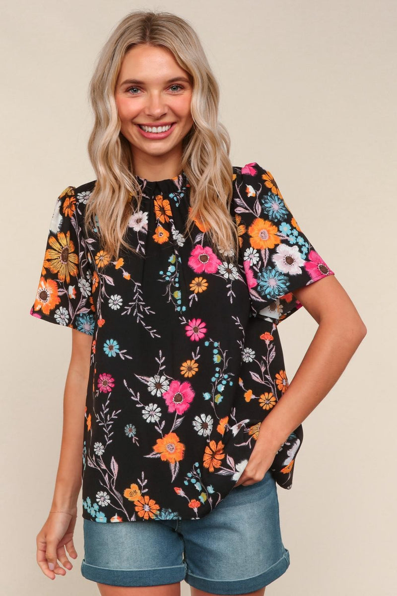 Be Patient Floral Top PREORDER
