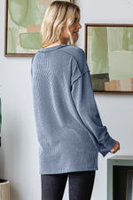 I Am On The Go Ribbed - Denim