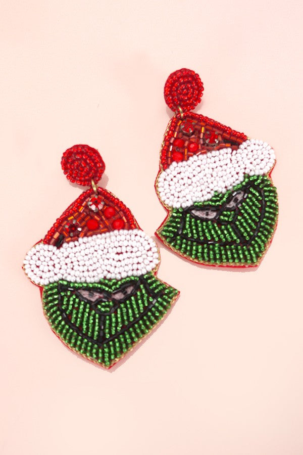 The Holiday Grinch Earrings