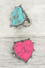 Prissy Heart Stretch Ring