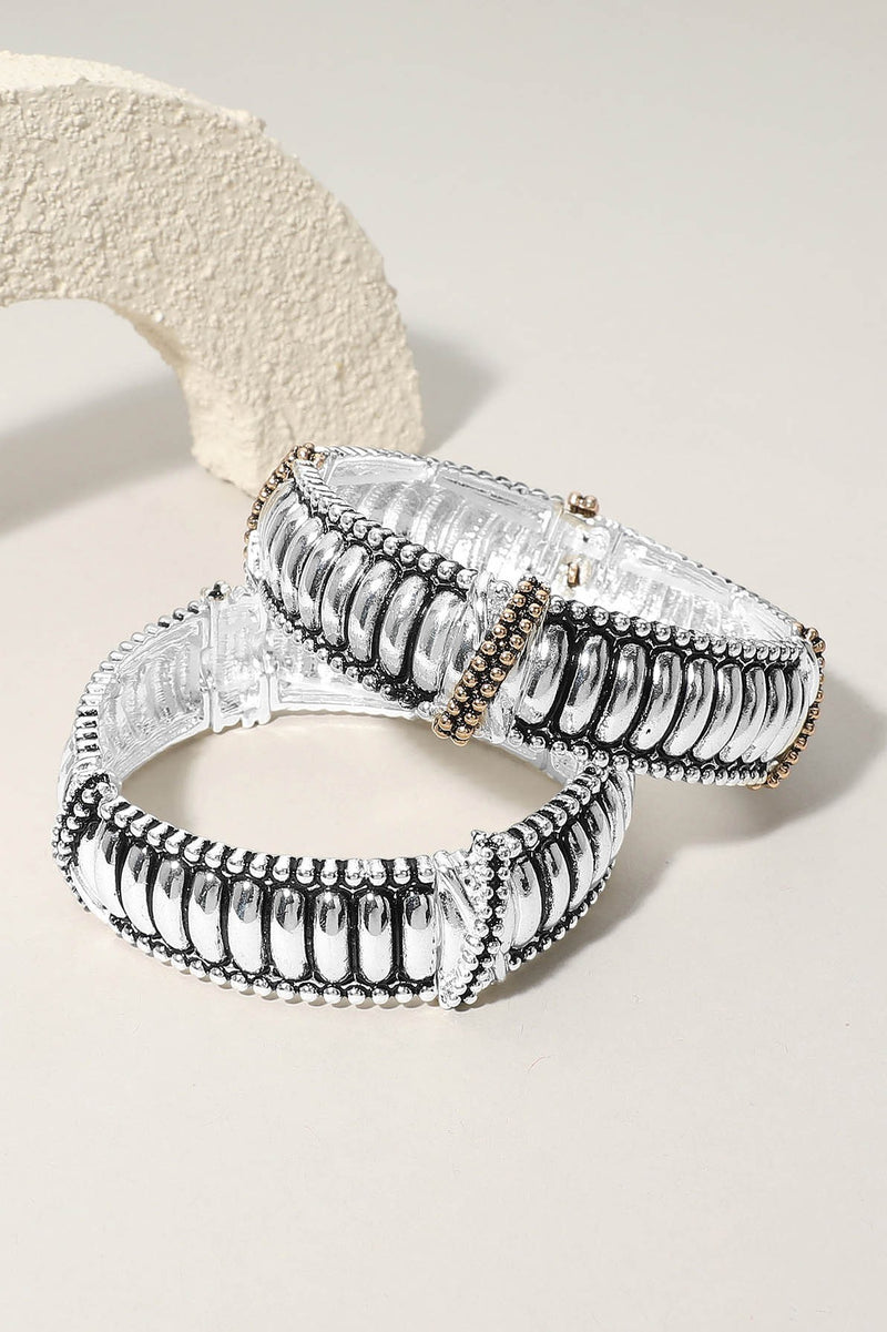 Ribbed Stretch Bracelet