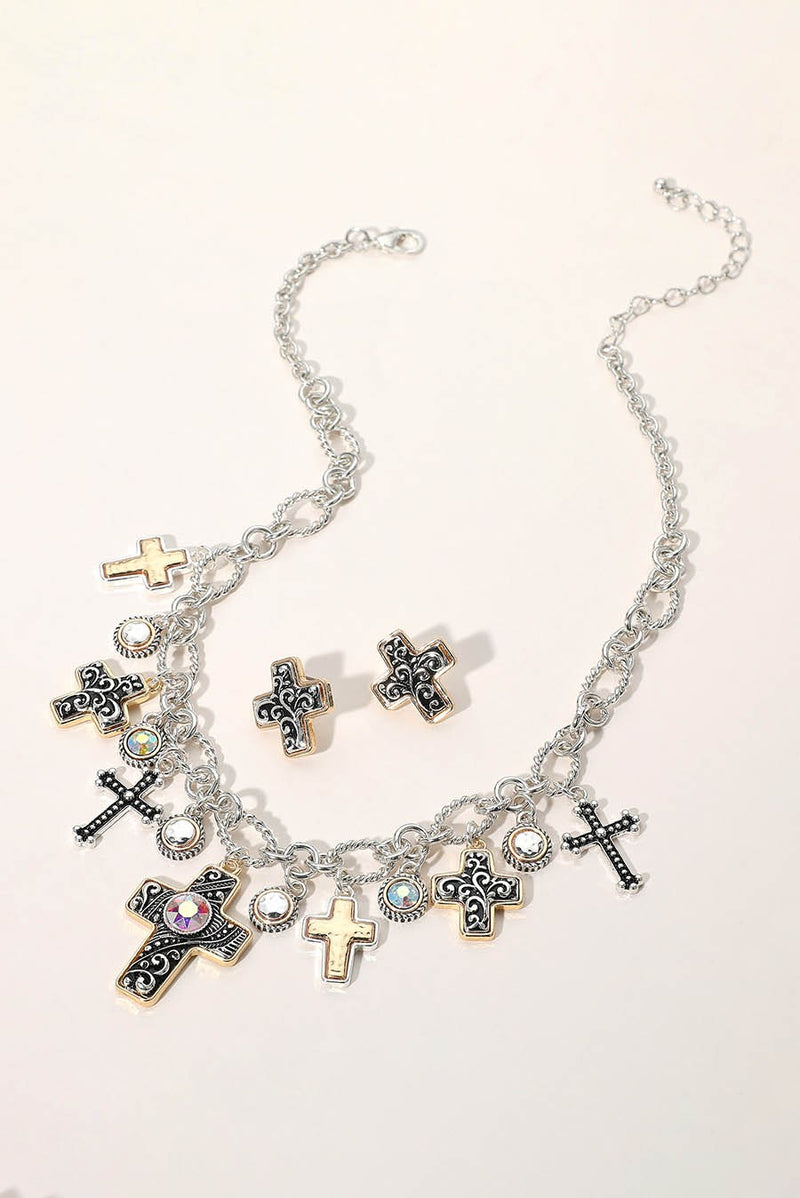 Amazing Grace Necklace + Earrings Set