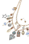 All Around The World (2) Piece Necklace Set