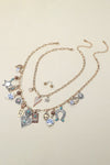 All Around The World (2) Piece Necklace Set