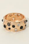 Gemstone Studded Stretch Bracelet