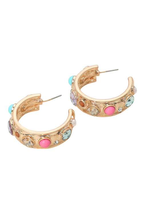 Gemstone Studded Earrings