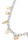 Two Tone Charm Necklace
