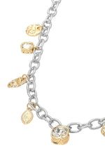 Two Tone Charm Necklace