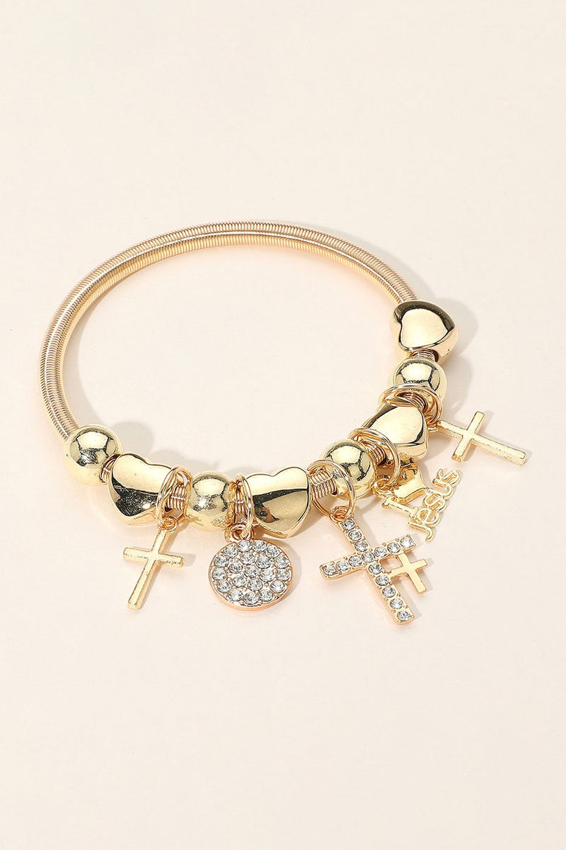 Cross Charm Bracelet DOORBUSTER