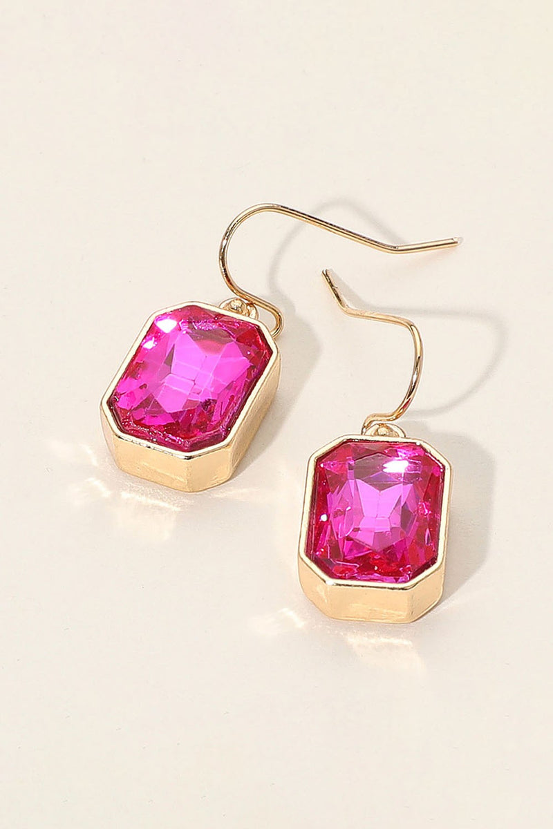 Glamorous Earrings - Hot Pink