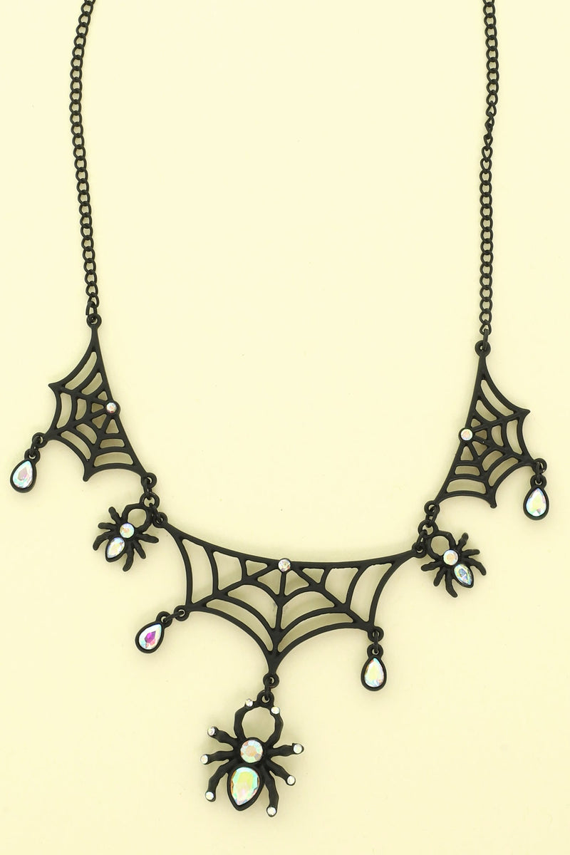 Halloween Spider Necklace