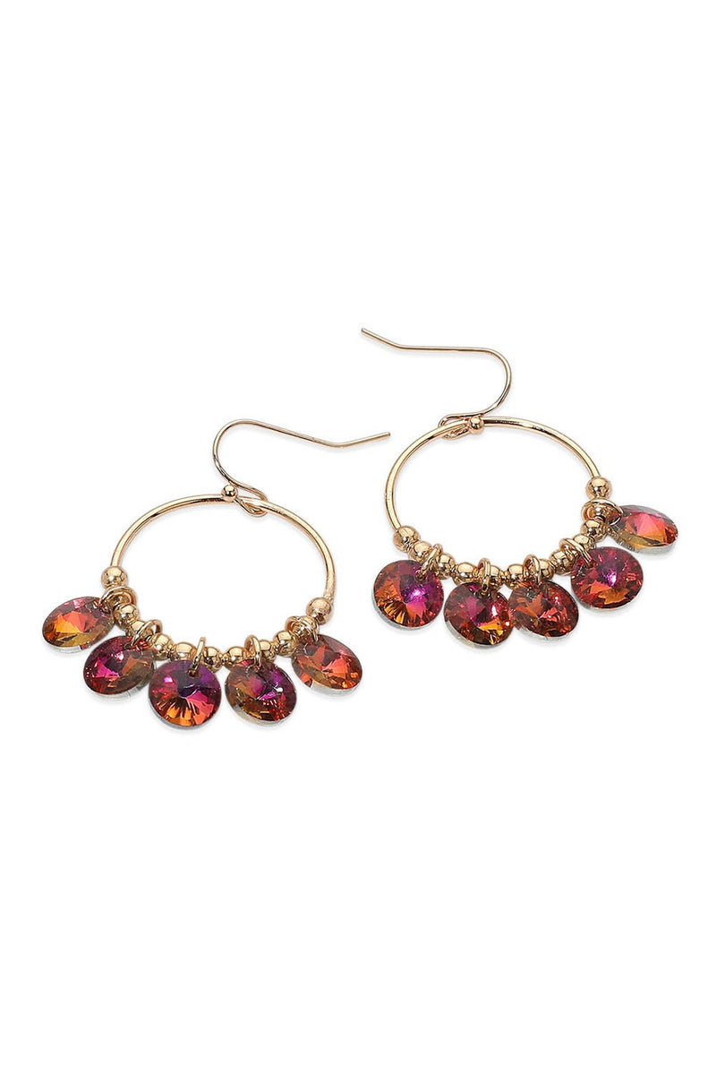 Good For Me Earrings - Pink Sunset