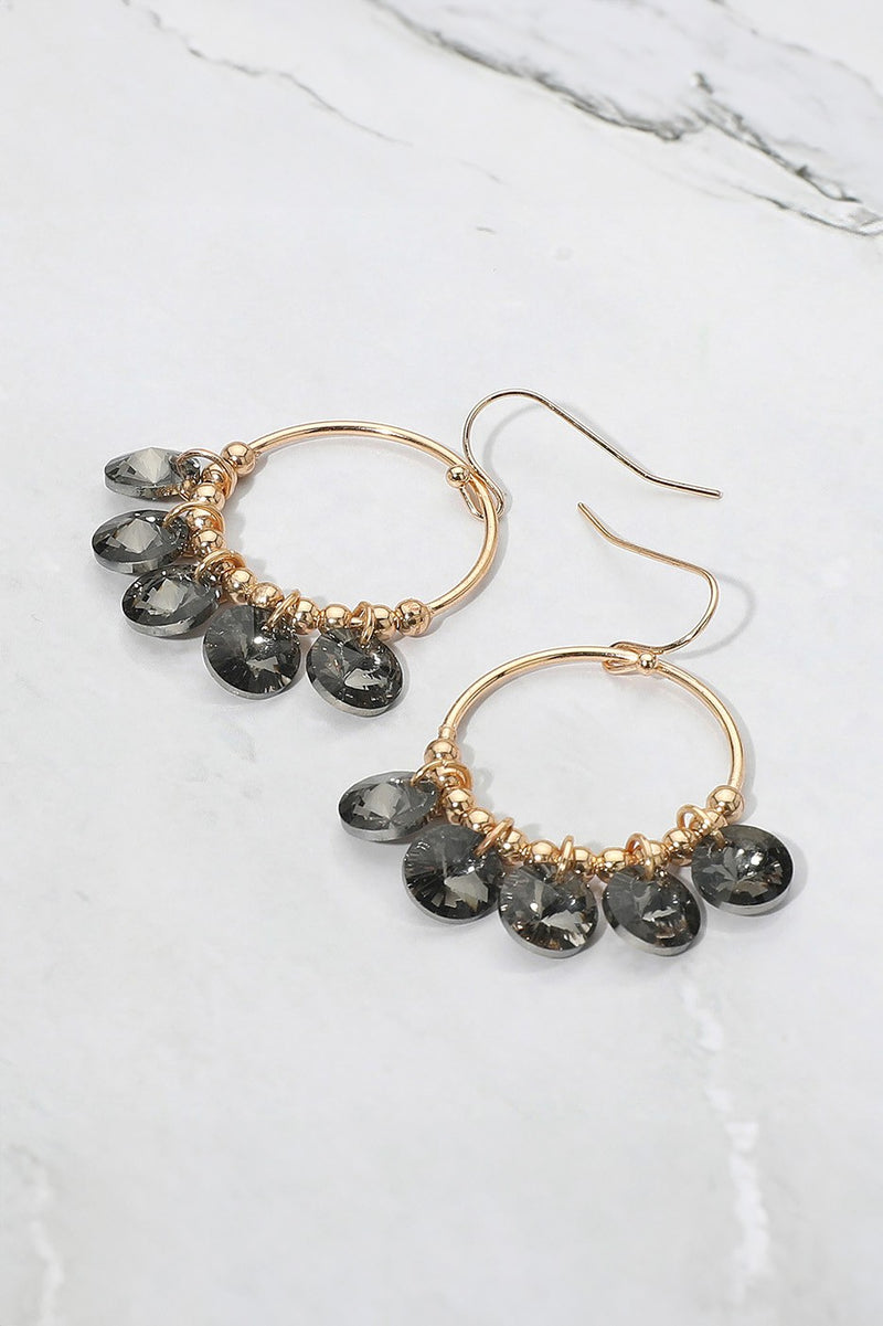 Good For Me Earrings - Smoke