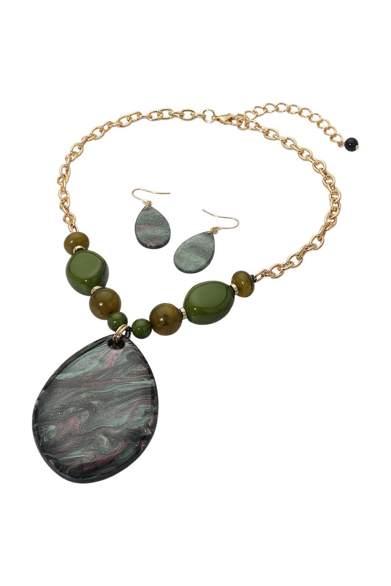 Olive Dreams Necklace Set