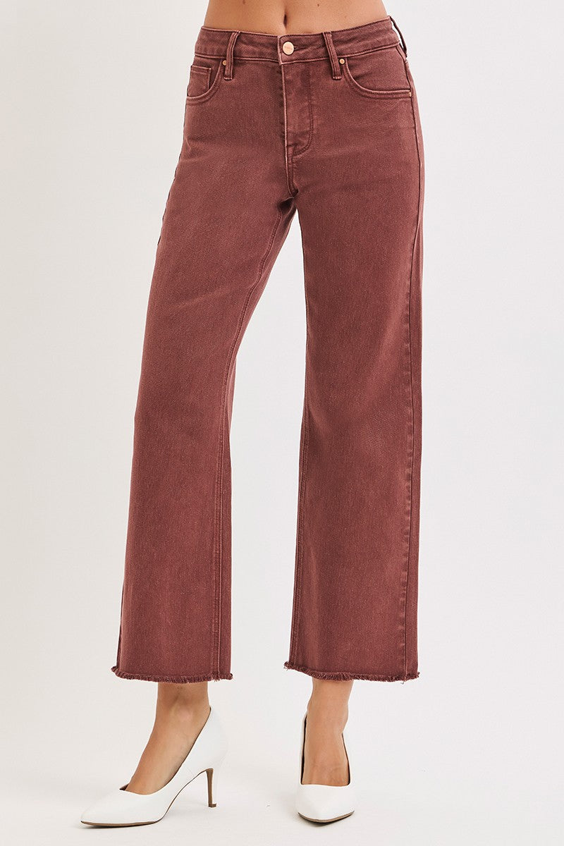 I Meant It Jeans- Brown Risen