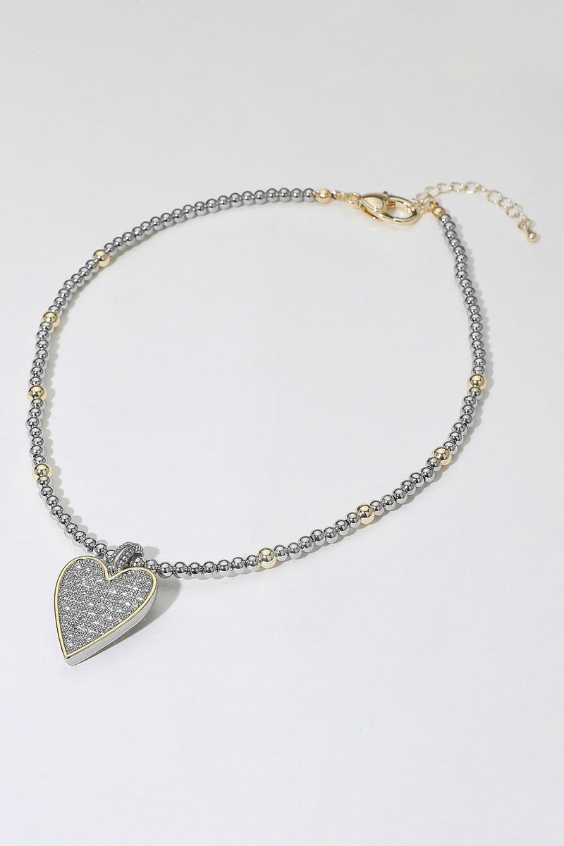 Pay Attention Heart Necklace