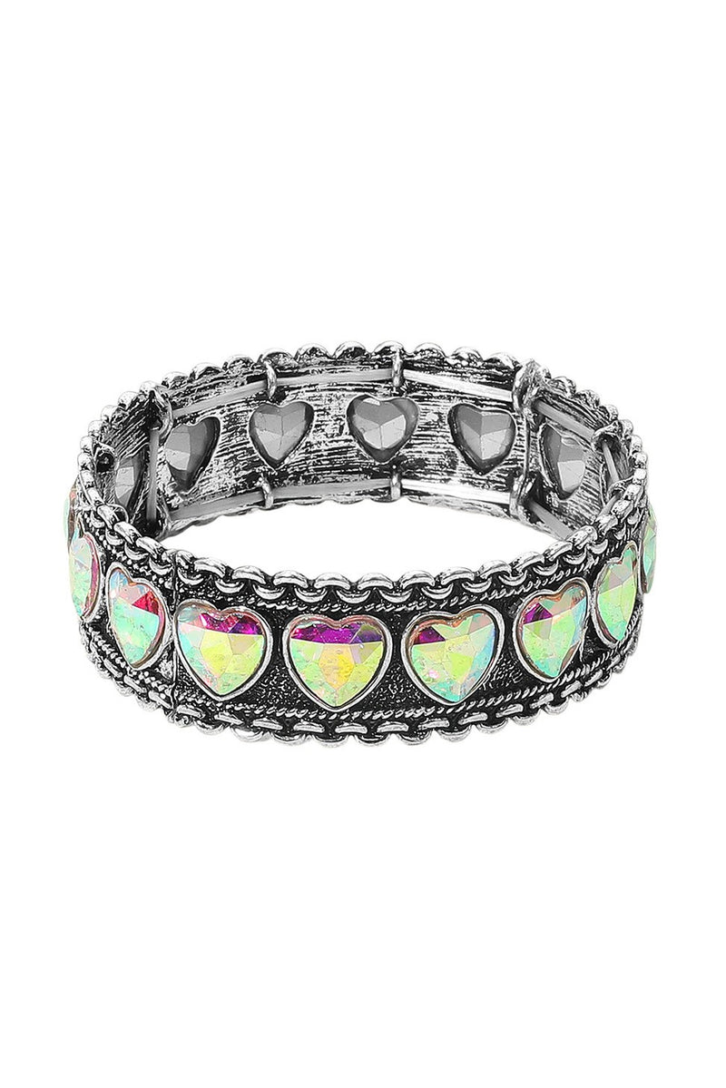 Boho Heart Stretch Bracelet