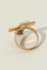 Vintage Cross Ring - Gold