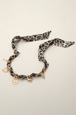 Peace Charm Leopard Necklace