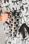 Bow Chic Checkered Tumbler