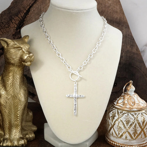 Divine Gold Cross Necklace