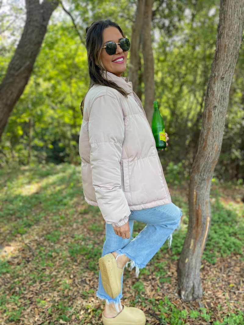 Touch of Blush Puffer Jacket