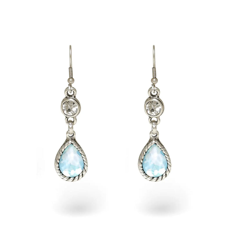 Blue Opal Earrings