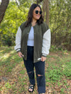 Corduroy Bomber Jacket in Two Colors