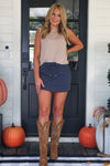Well Loved Skort - Navy