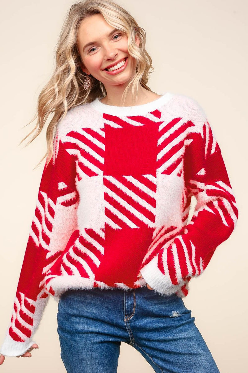 Pretty Peppermint Sweater