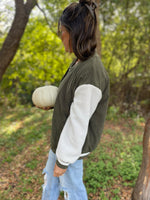 Corduroy Bomber Jacket in Two Colors