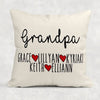 16x16 Grandparent Pillow - Available in Burlap or Linen