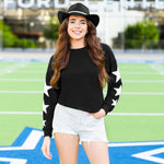 Texas Black Sequin