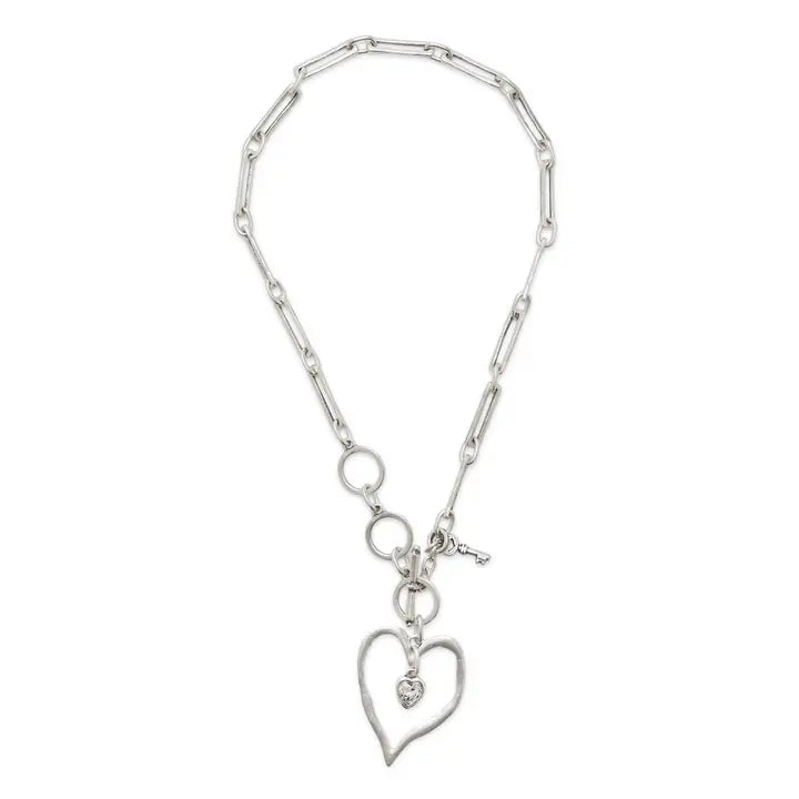 Double Heart Necklace