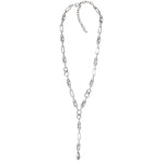 Chelsea Silver Lariat Necklace