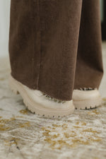Andy High Waist Retro Wide Yarn Dyed Front Patch Pkts