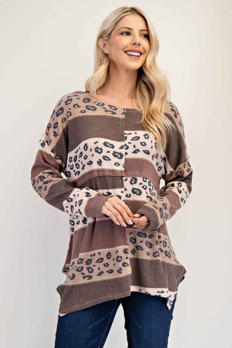 Be Different Leopard Top