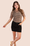 Sheer Instinct Mesh Top - Short Sleeve